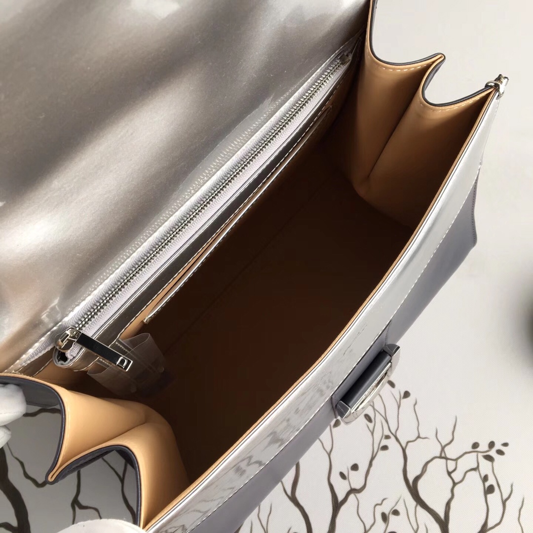 델보 브리앙 박스 GM 백 무광 블랙